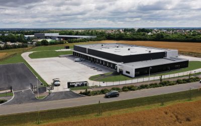 Livraison de la messagerie XPO Logistics à Caen